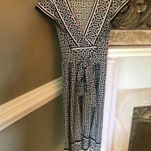 Black and white dress